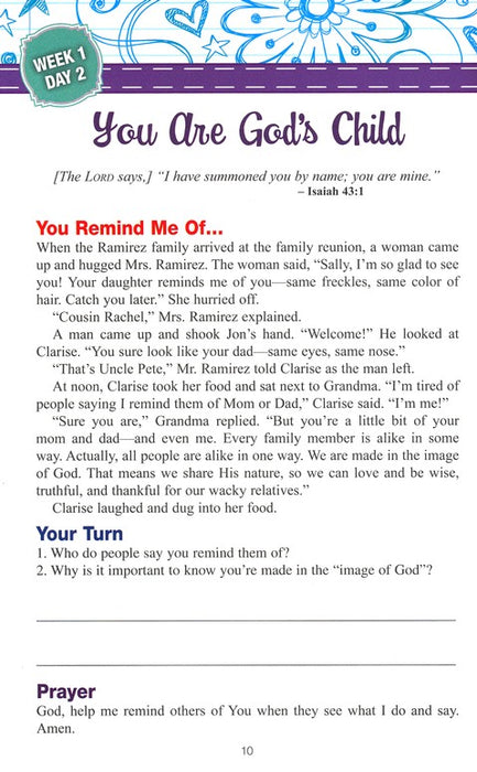 God & Me! 52 Week Devotional for Girls Ages 10-12