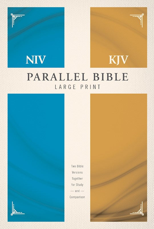 NIV & KJV Side-by-Side Large Print Bible Hardcover
