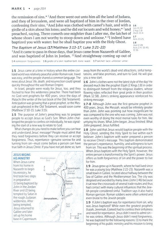 KJV Large Print Life Application Study Bible Purple Leatherlike