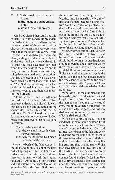 The One Year Bible - ESV