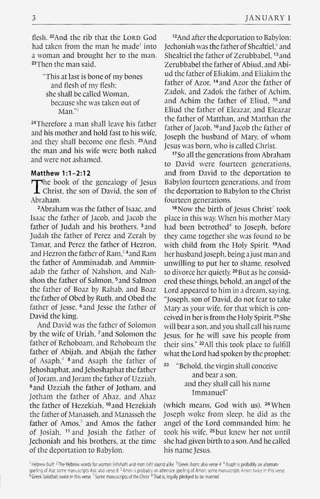 The One Year Bible - ESV