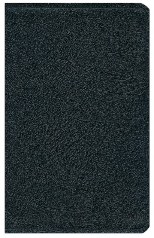 ESV Thinline Bible Black Genuine Leather