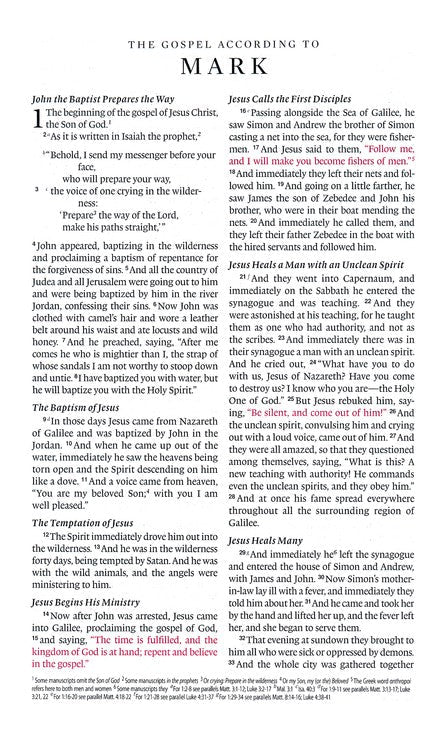 ESV Thinline Bible Deep Brown Buffalo Leather