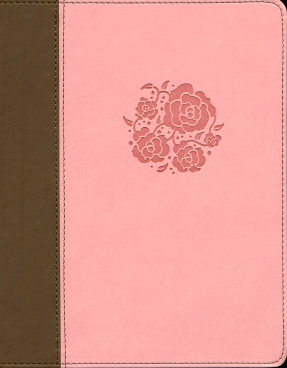 NIV Journal the Word Bible for Women Brown/Pink Leathersoft