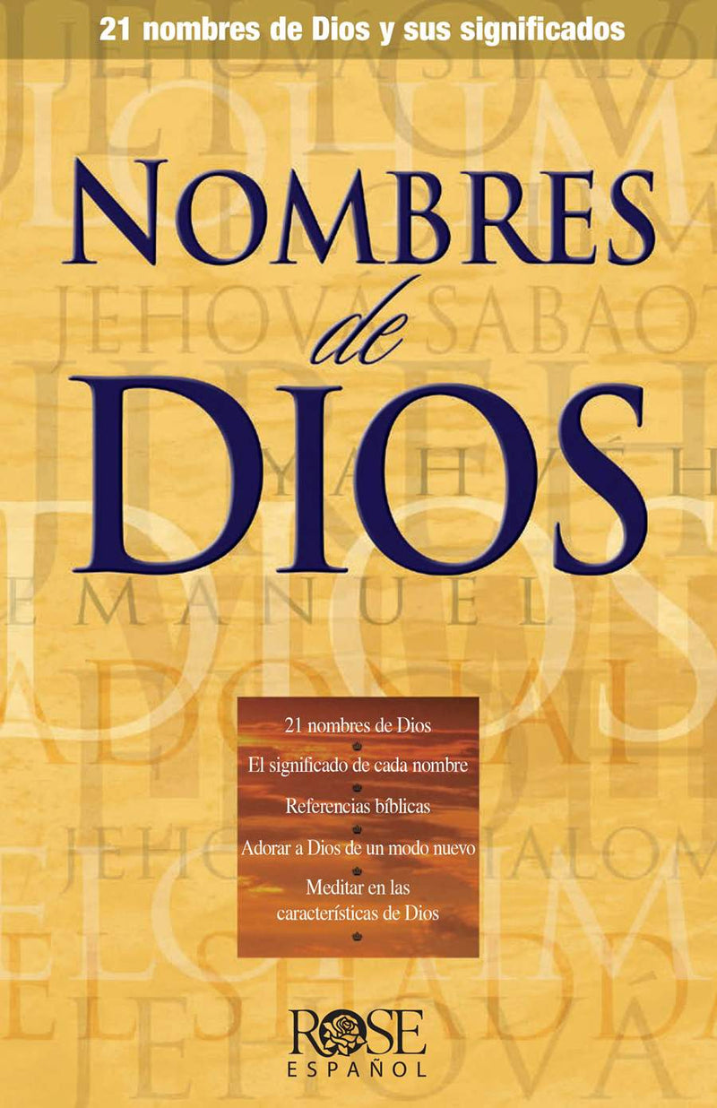 Nombres de Dios, Folleto - Names of God Spanish Pamphlet