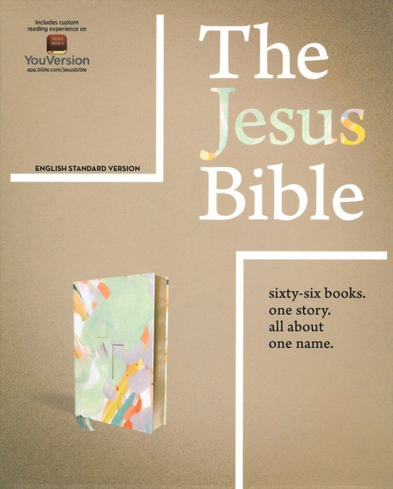 ESV The Jesus Bible Multi/Teal Leathersoft Indexed