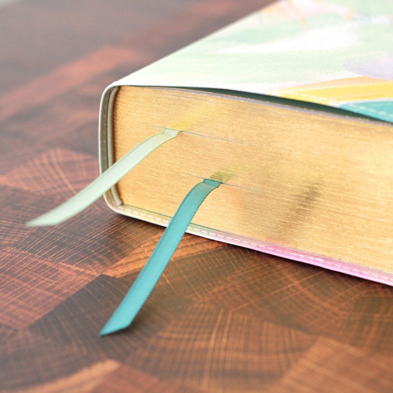 ESV The Jesus Bible Multi/Teal Leathersoft