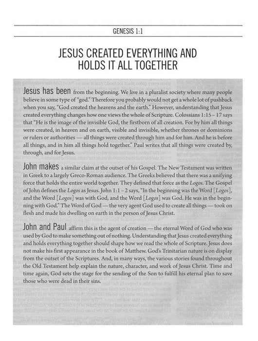 ESV The Jesus Bible Black Leathersoft