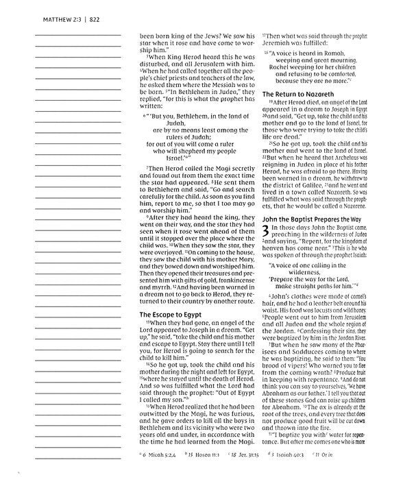 NIV Journal the Word Double-Column Bible Mint Cloth over Board