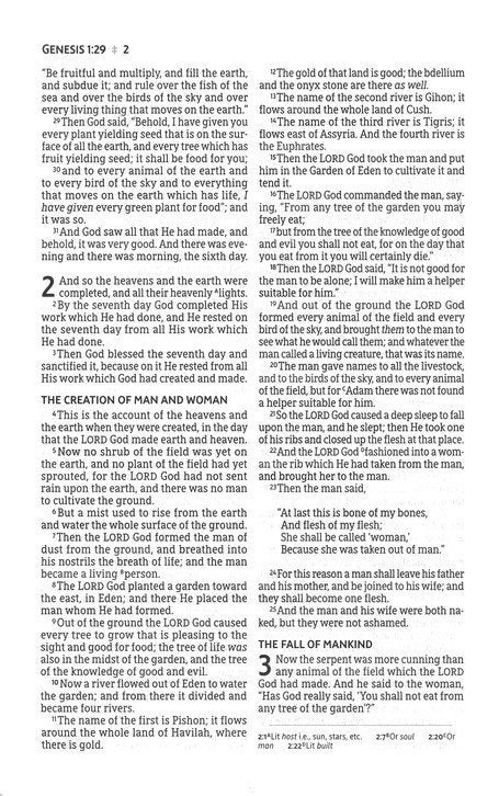 NASB Thinline Bible 2020 Black Leathersoft