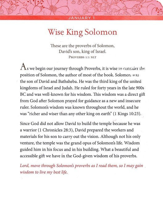 Daily Wisdom for Women: A 365-Day Devotional