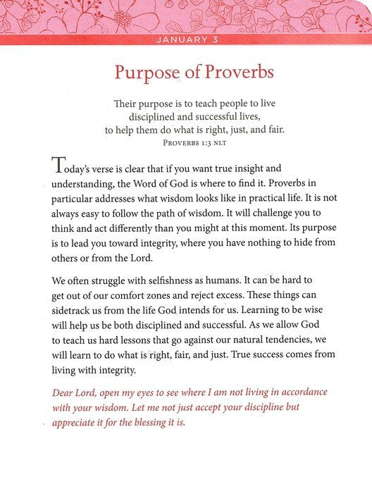 Daily Wisdom for Women: A 365-Day Devotional