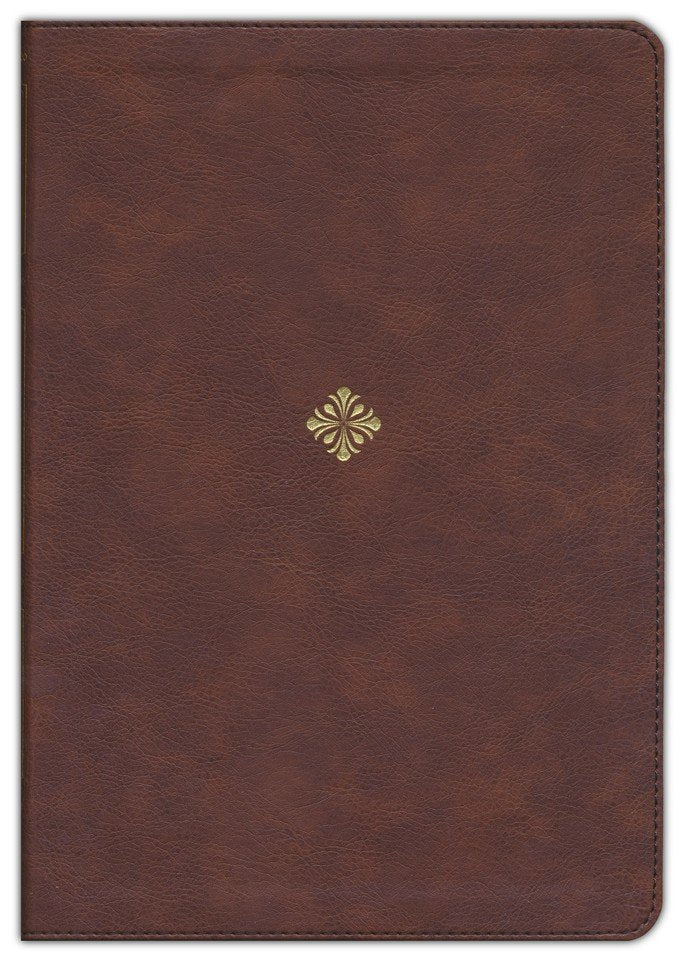 NKJV Thompson Chain Large Print Ref Bible, Brown Leathersoft