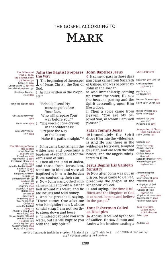 NKJV Thompson Chain Reference Bible, Hardcover