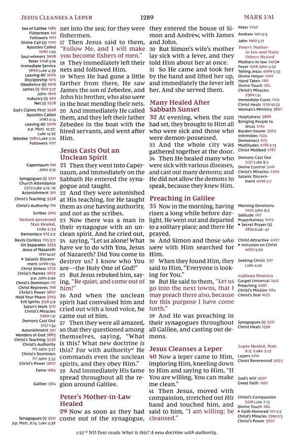 NKJV Thompson Chain Reference Bible, Hardcover