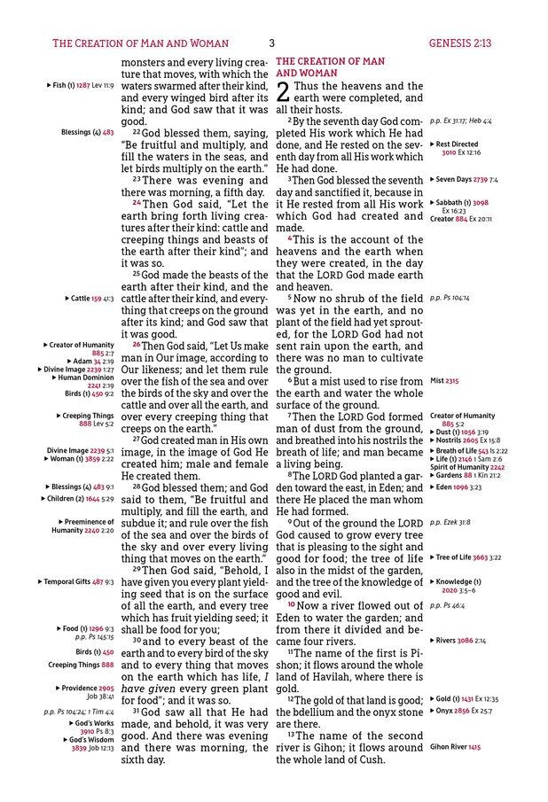 NASB 1995 Thompson Chain Ref Large Print Navy Leathersoft