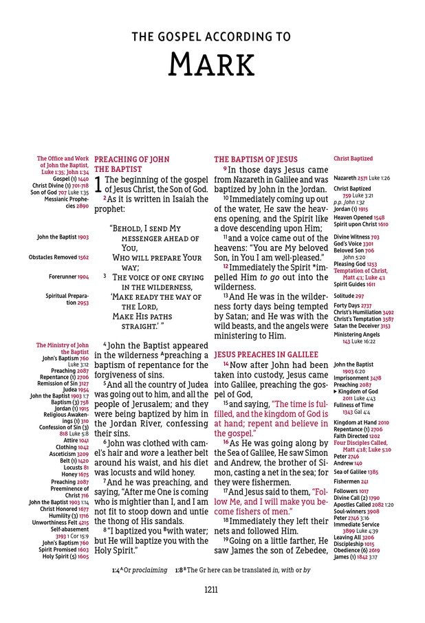 NASB 1995 Thompson Chain Ref Large Print Navy Leathersoft Indexed