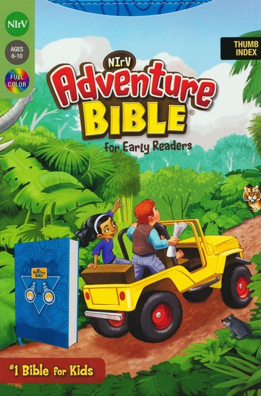 NIrV Adventure Bible for Early Readers, Blue Leathersoft, Indexed