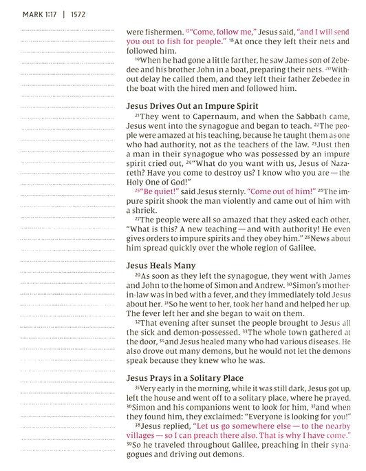 NIV Journal the Word Bible Large Print Teal Leathersoft