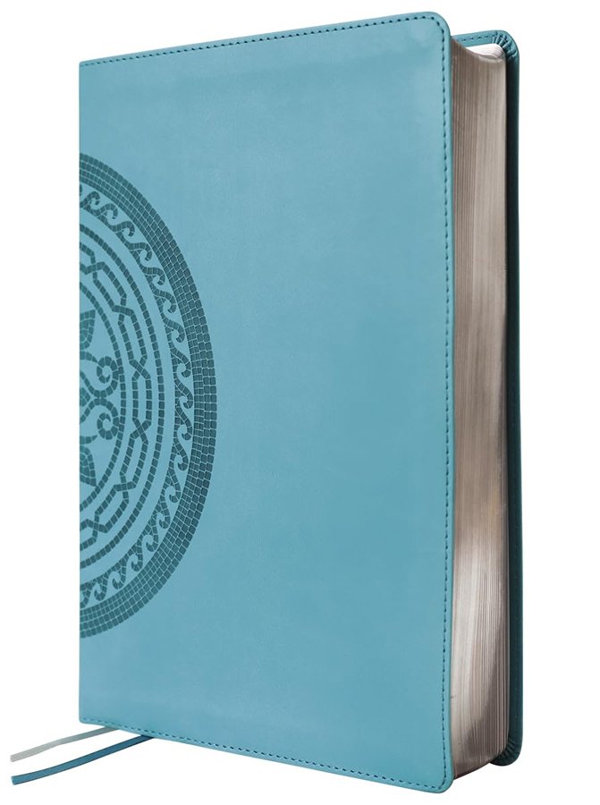 NIV Application Bible Large Print Teal Leathersoft