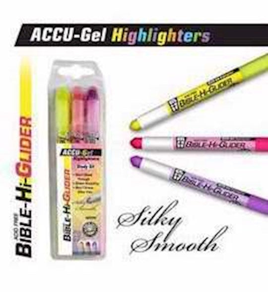 High-Glider Accu-gel 3 Pack: Yellow/Pink/Violet (due 12/11)