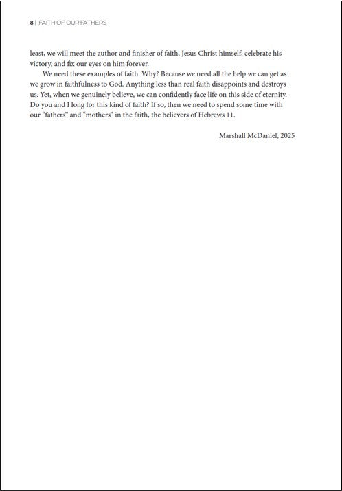 Faith of Our Fathers: A Study of Hebrews 11