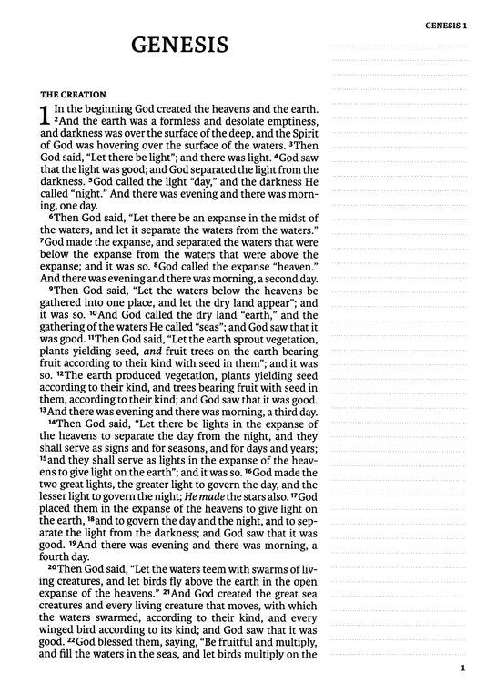 NASB 2020 Notetaking Bible Large Print Teal Suedesoft LeatherTouch