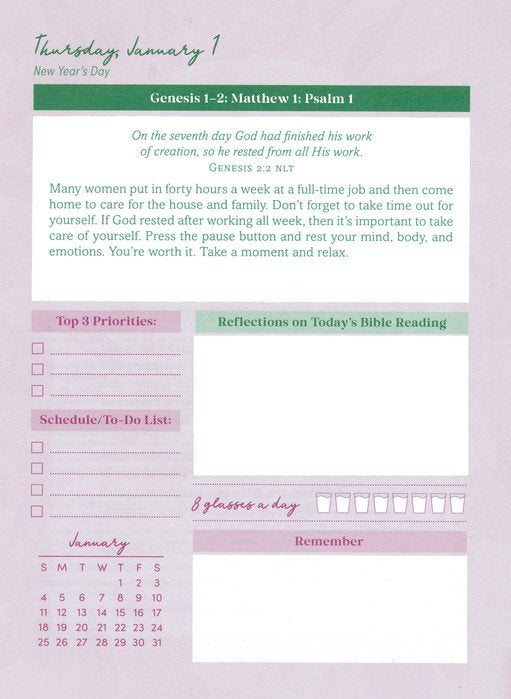 Read Through Bible in a Year Planner: 2026 Edition