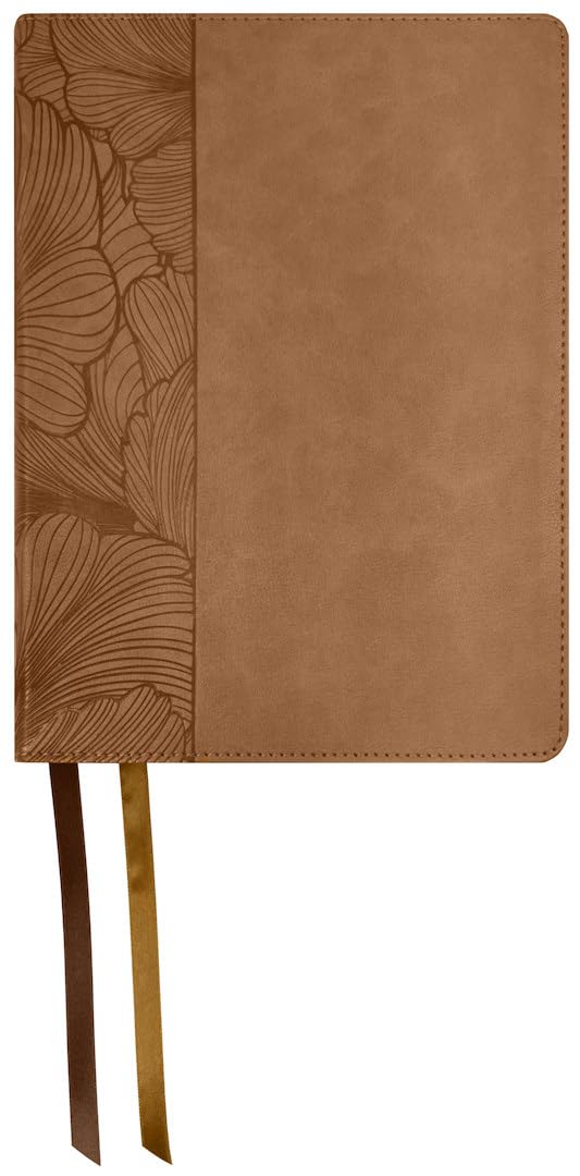 NASB 2020 The Beauty of Scripture Wide Margin Bible Tan Leatherflex