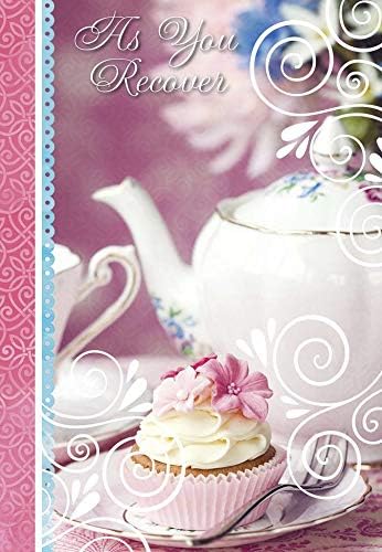 Boxed Cards Get Well: Teacup Wishes