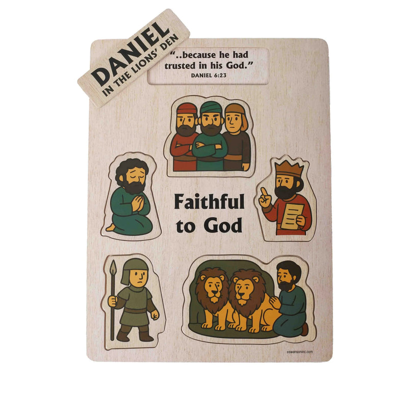 Daniel in the Lion's Den Wooden Puzzle
