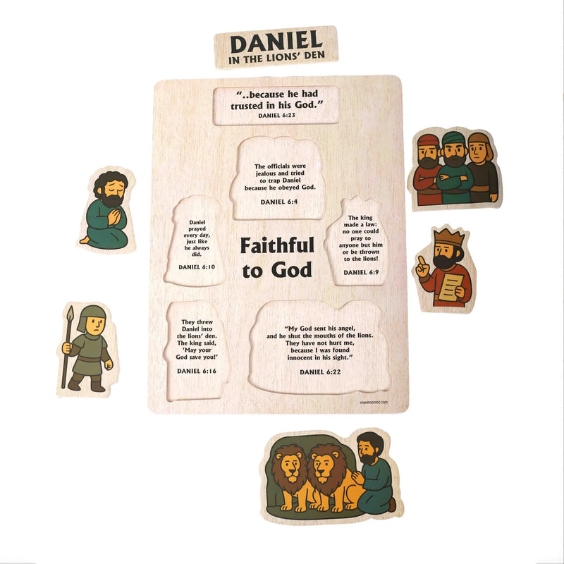 Daniel in the Lion's Den Wooden Puzzle