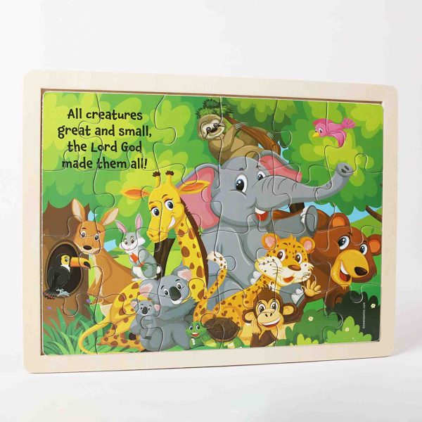 Wooden Jigsaw Puzzle: Jungle