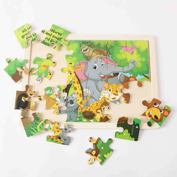 Wooden Jigsaw Puzzle: Jungle