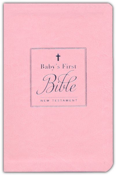 KJV Baby's First New Testament Pink Leathersoft