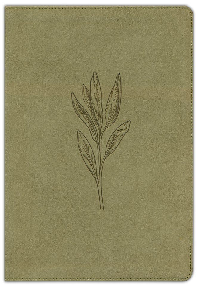 NASB Super Giant Print Reference Bible Sage Suedesoft LeatherTouch, 2020 Text