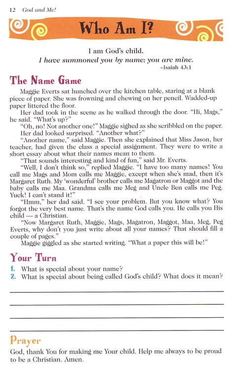 God and Me! V. 1 Devotions for Girls Ages 10-12