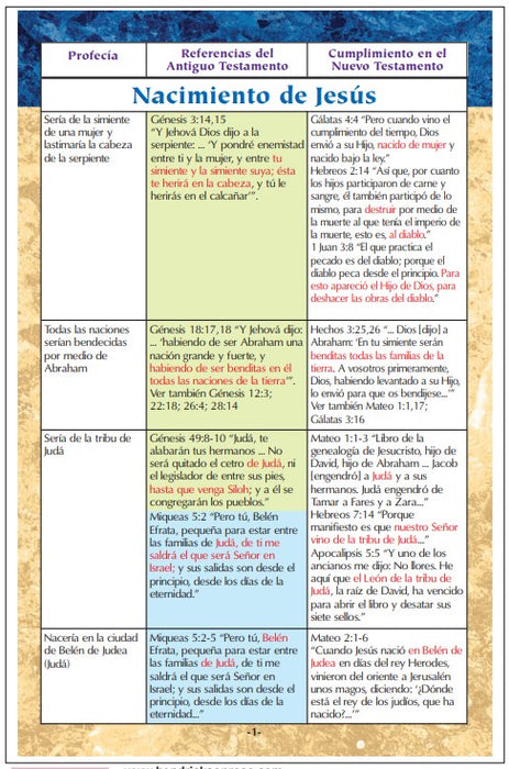 100 profecias cumplidas Jesus - 100 Prophecies Fulfilled by Jesus Spanish Pamphlet