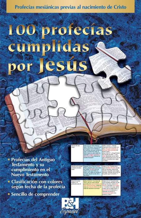 100 profecias cumplidas Jesus - 100 Prophecies Fulfilled by Jesus Spanish Pamphlet