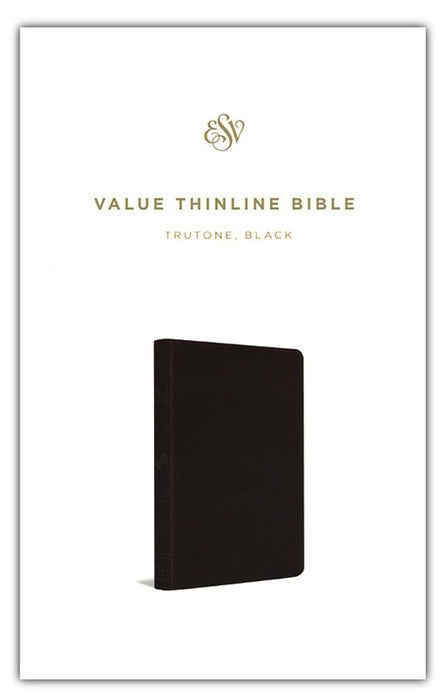 ESV Value Thinline Bible Black Trutone