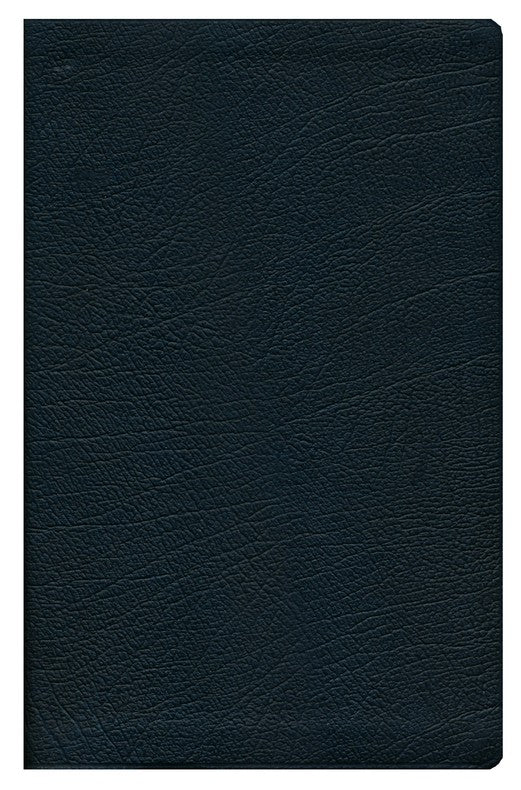 ESV Large Print Thinline Bible, Black Genuine Leather