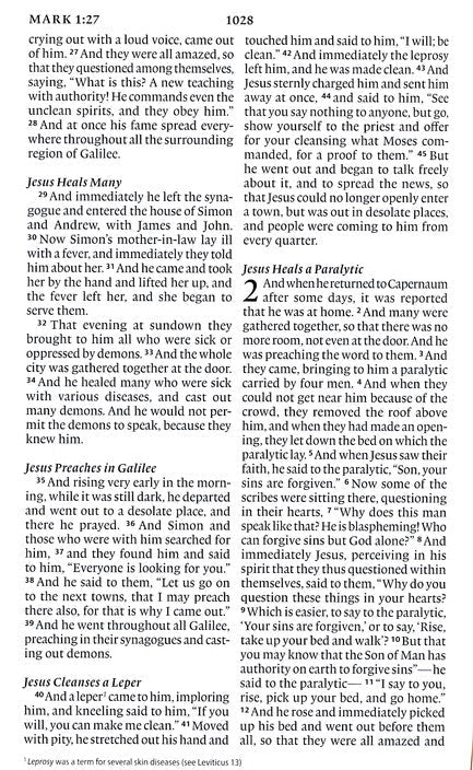 ESV Large Print Thinline Bible, Azurite Blue Trutone