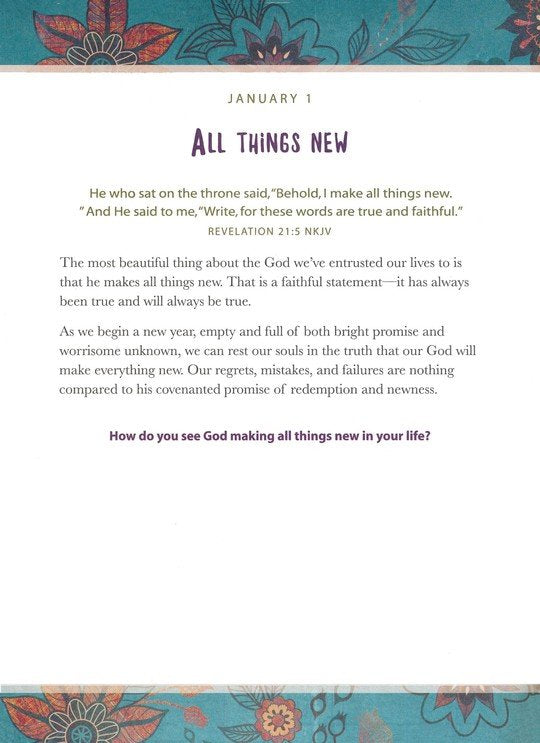 God Is Always With Me Devotional Ziparound (op)