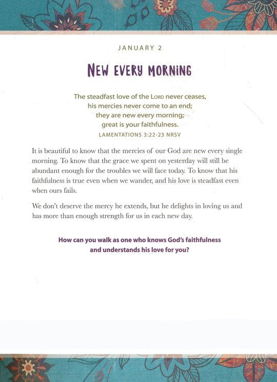 God Is Always With Me Devotional Ziparound (op)