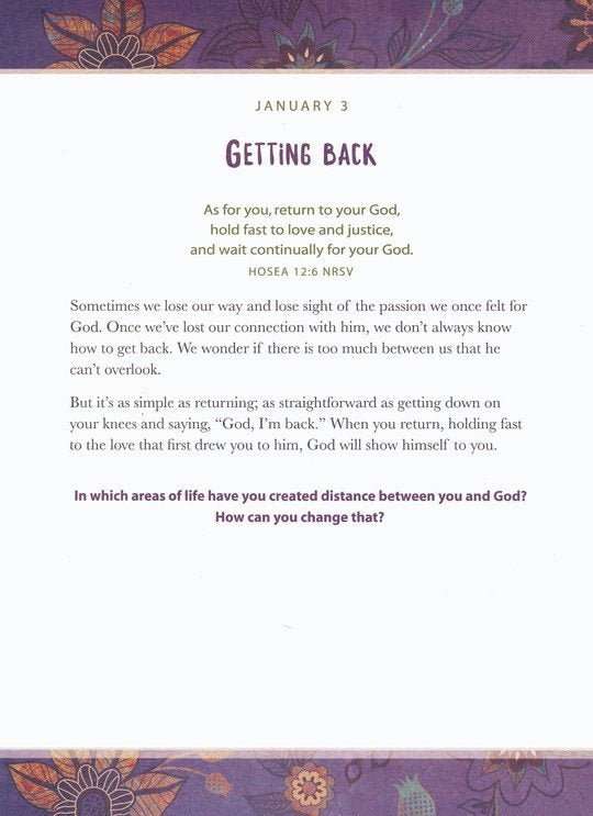 God Is Always With Me Devotional Ziparound (op)