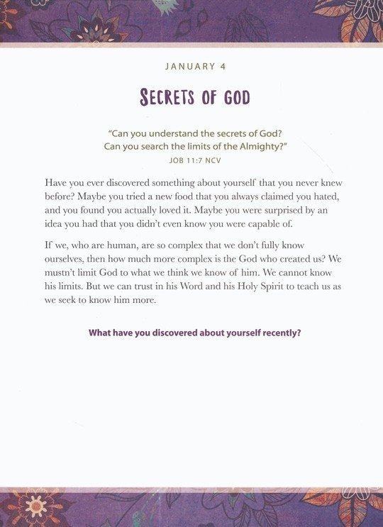 God Is Always With Me Devotional Ziparound (op)