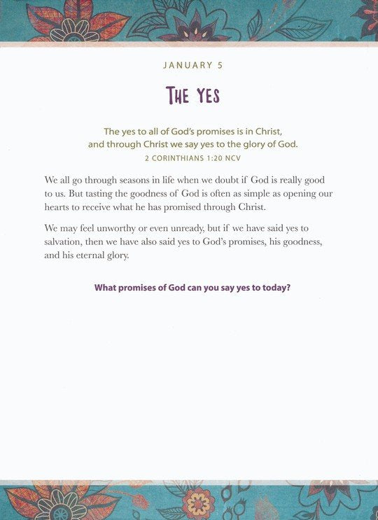 God Is Always With Me Devotional Ziparound (op)