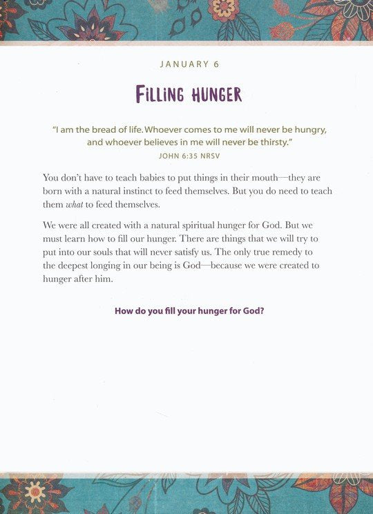 God Is Always With Me Devotional Ziparound (op)