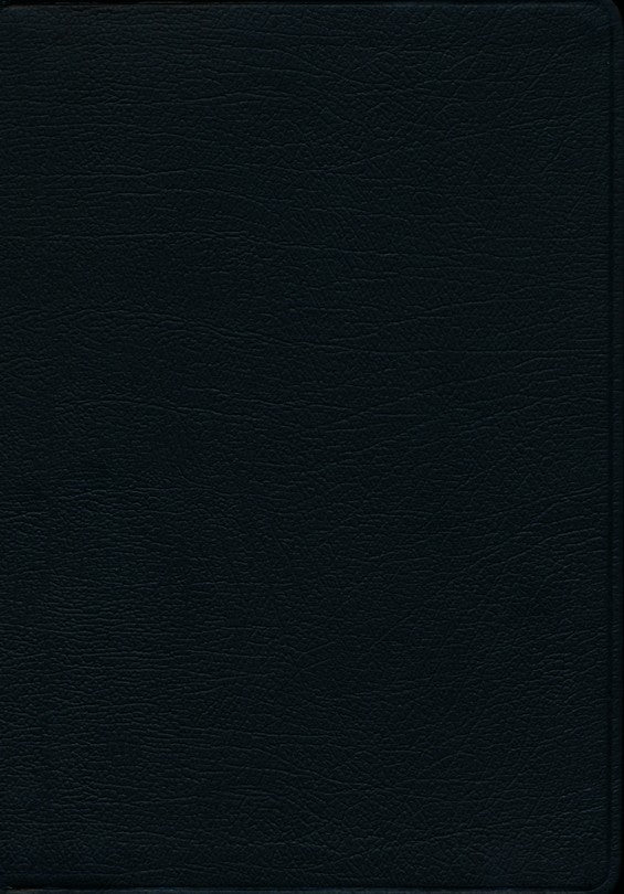 ESV Large Print Wide Margin Bible Black Genuine Leather