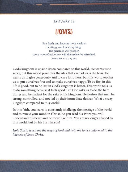 Strength for Today for Teen Guys A 365 Devotions (Ziparound)